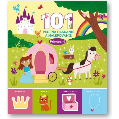 Princezné - 101 vecí na hľadanie a nalepovanie