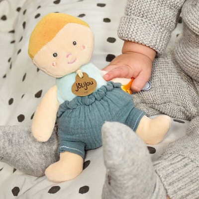 Doudou Jolijou 18 cm zelená