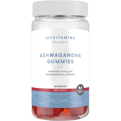 MyProtein MyVitamins Ashwagandha Gummies 60 cukríkov, červené jablko