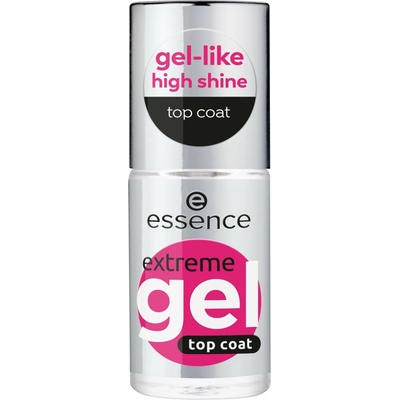 essence Krycí lak na nechty Extreme Gel 01 (Top Coat) 8 ml