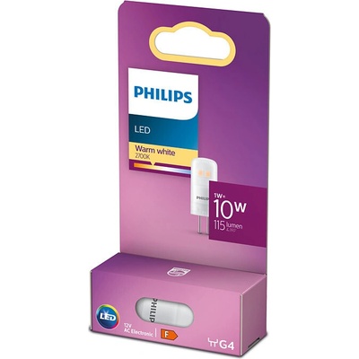 Philips G4 CAPSULE LED žárovka 1W = 10W 115 lm 2700K teplá bílá