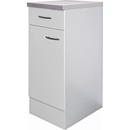 Flex-Well Kuchynská skrinka Wito spodná, zásuvky + dvierka, 30 x 85 x 57,1 cm