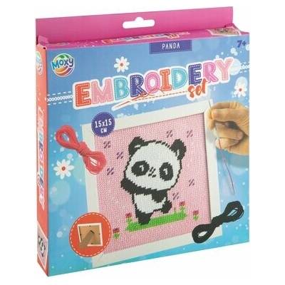 Vyšívanie rámček 15 x 15 panda