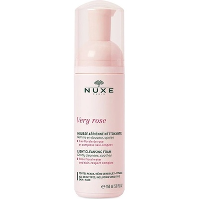 NUXE Very Rose Light почистваща пяна за всеки тип кожа за жени 150 мл
