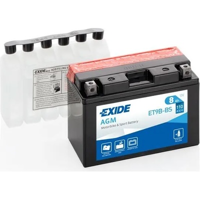 Exide 8Ah ET9B-BS/YT9B-BS