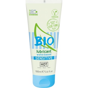 HOT Bio Sensitive - веган лубрикант на водна основа (100 мл) - desirel