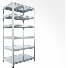 Biedrax Regál 35 x 75 x 210 cm 6 políc pozink