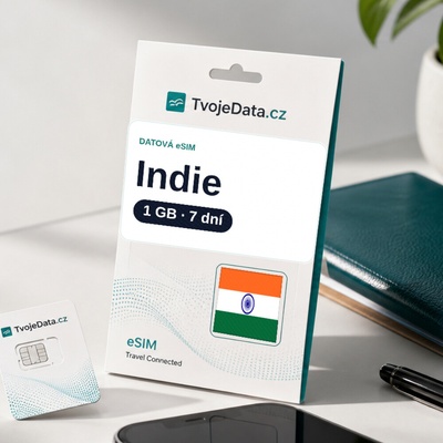 eSIM Indie 1 GB / 7 dní