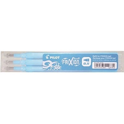 Pilot Ролер за химикалки PILOT Frixion Clicker/Ball eraser 0, 25 mm светлосин 3 бр. BLS-FR5-LB-S3 (BLS-FR5-LB-S3)