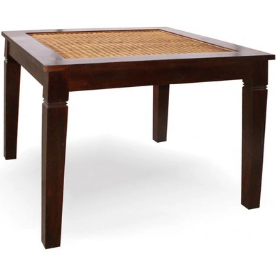 EX Home Маса EX Home модел Ratan 100/100, махагон, ратан