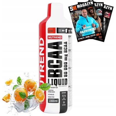 Nutrend Liquid BCAA 80000 vitamín B6 1000 ml