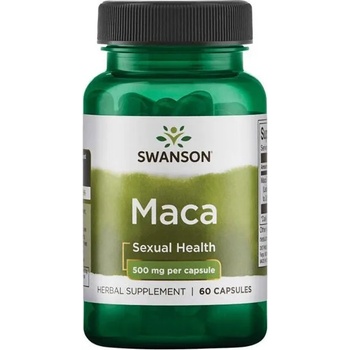 Swanson Maca, 500 mg, 60 капсули, Swanson (SWP011)