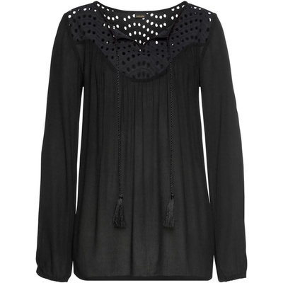 LASCANA Блуза черно, размер 36