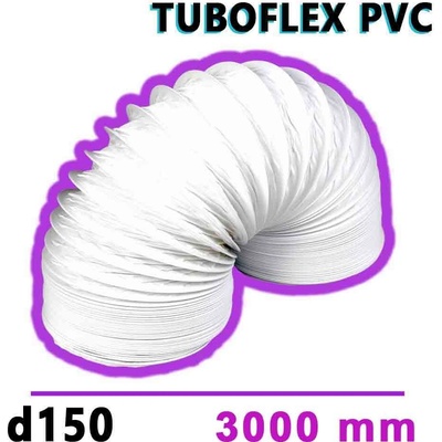 Flexibilní větrací PVC potrubí d150 délka 3000 mm 3000 mm TUBOFLEX MIKAWI 59-PF150-3 – Hledejceny.cz