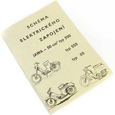Schéma zapojení Jawa 50 Pionýr 550,555,05