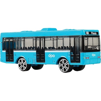 Rappa Метална играчка Rappa - Автобус, 8.5 cm (235557)