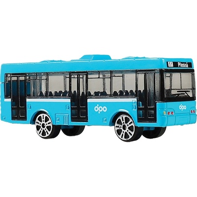 Rappa Метална играчка Rappa - Автобус, 8.5 cm (235557)