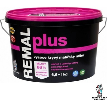 BARVY A LAKY HOSTIVAŘ REMAL PLUS interiérová barva bílá 6,5 kg + 1 kg