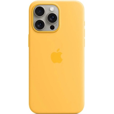 Apple iPhone 15 Pro Max Silicone Case with MagSafe - Sunshine MWNP3ZM/A