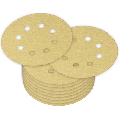 DEMA Brúsny papier pre excentrickú brúsku 125 mm P120, 10 ks