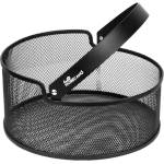 Horecano HOME-Кошничка с дръжка Ø25.5xh12cm MATT BLACK (KM122A) (0185165)
