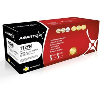 Compatible Canon T12YN жълта тонер касета за 5300 страници (AS-LCT12YN)