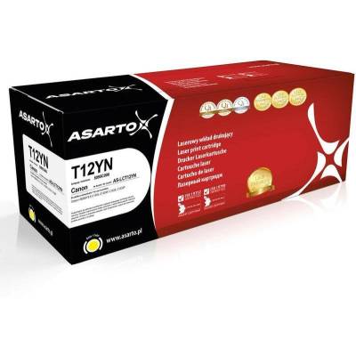 Compatible Canon T12YN жълта тонер касета за 5300 страници (AS-LCT12YN)