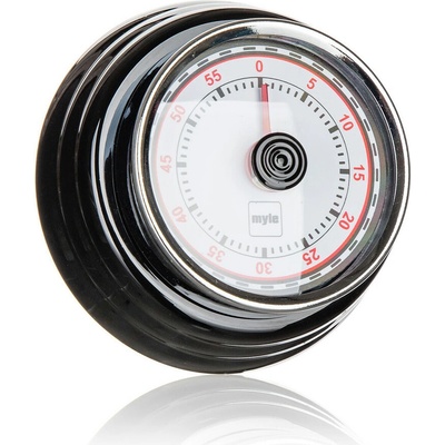 minutník pr.7cm nerez/ČER s magnetem CULINARIA