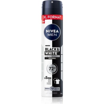 Image 1 of Nivea Men Black & White Invisible Original 72h deo spray 200 ml