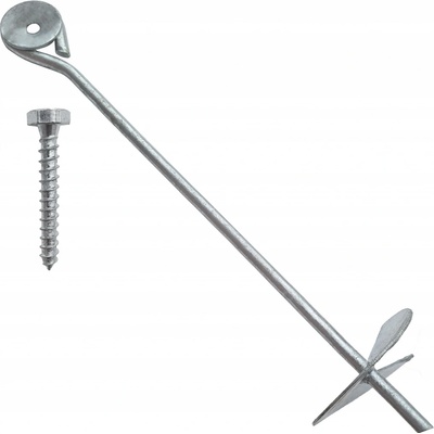 DOMAX Stabilizační kotva k zavrtání do země KWZ