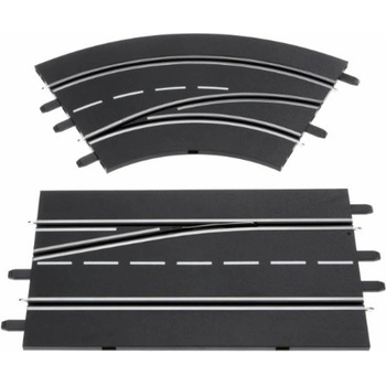 Carrera Digital 132 124 Předjíždění do zatáčky levé vnitřní