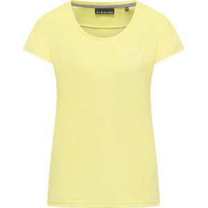 ELBSAND Дамска тениска ELBSAND Women's Rea T-shirt - Bright Yellow Melange - размер XS (916-7032-0111)