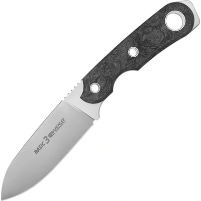 Viper BASIC3 Spear Point Satin CPM Magnacut, Dark Matter Carbon Fiber, Kydex VT4034FCM