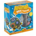 Grafix Yellow for rock painting 12 cm + 6 paints and pedzel