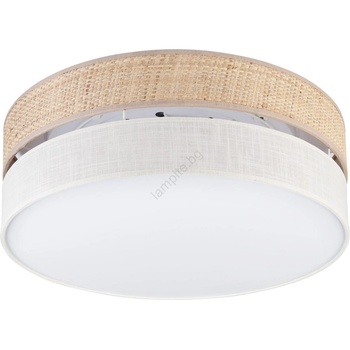 LAMKUR Плафон SIRJA BOHO 2xE27/15W/230V Ø 45 см, бежов/кремав (LA59778)