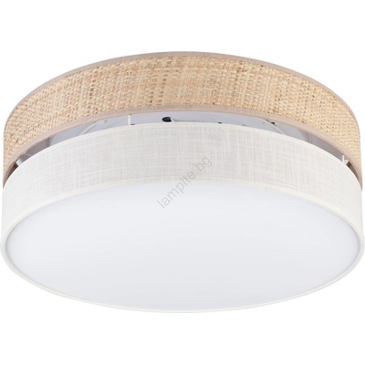 LAMKUR Плафон SIRJA BOHO 2xE27/15W/230V Ø 45 см, бежов/кремав (LA59778)