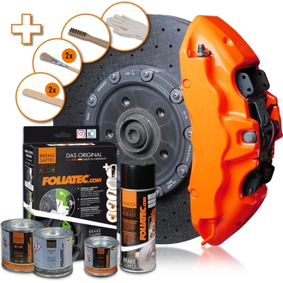 Foliatec Barva na brzdy, sada - NEON Orange