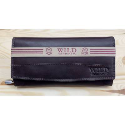 Wild Fashion4u dámská kožená velká černá MD 1756