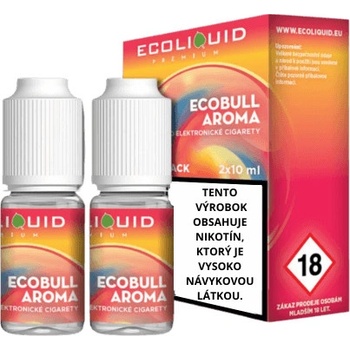 Ecoliquid Premium 2Pack Ecobull 2 x 10 ml 0 mg