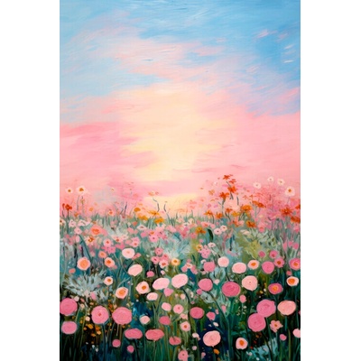 Plakát, Obraz - Pink Sunrise, Treechild, 26.7 × 40 cm