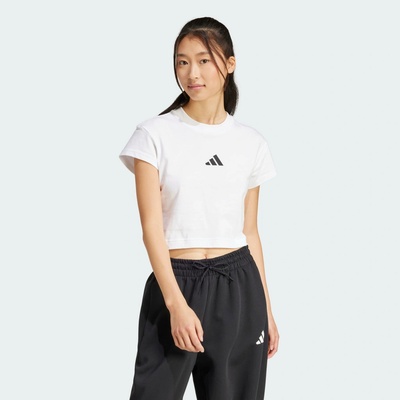 adidas Bavlnené tričko Future Icons dámske JE4001 biela