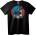 NOONEBRAND Тениска с череп на Капитан Америка - 2XL, Black