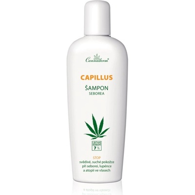 Cannaderm Capillus Seborea šampón bylinný šampón pre podráždenú pokožku hlavy 150 ml