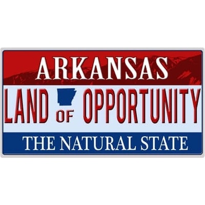 Ceduľa Arkansas - The Natural State