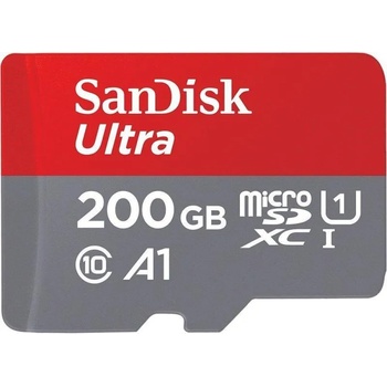 SanDisk microSDXC Ultra 200GB C10/A1/UHS-I SDSQUAR-200G-GN6MA/173450
