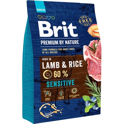 Brit Premium by Nature Sensitive jahňacie 2 x 3 kg
