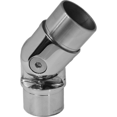 Spojka nastaviteľná na trubku ø 42,4 mm, leštená AISI 304
