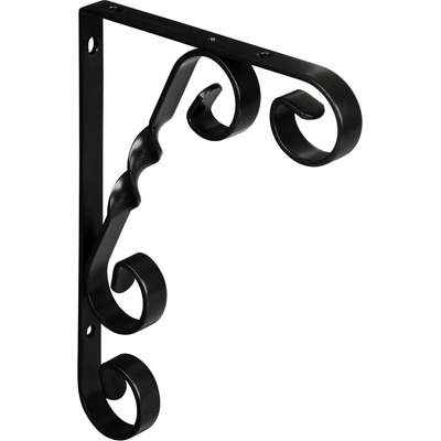 Walteco Konzola Twist180x130 mm nosnosť 30 kg čierna 1401