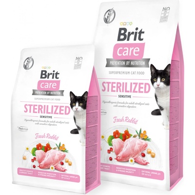 Brit Care Cat GF Sterilized Sensitive 3 x 7 kg