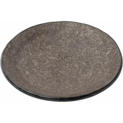 MIJ Dezertný tanier EARTH 13 cm, hnedá, keramika